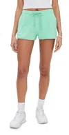 Hunza G Terry Toweling Shorts Green