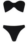 Hunza G Tina Bikini Textured Bandeau Top