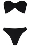 Hunza G Tina Bikini Textured Bandeau Top