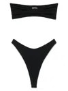 Hunza G Tina Bikini Set In Black
