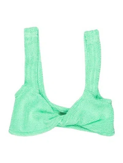 Pre-owned Hunza G Top In Green