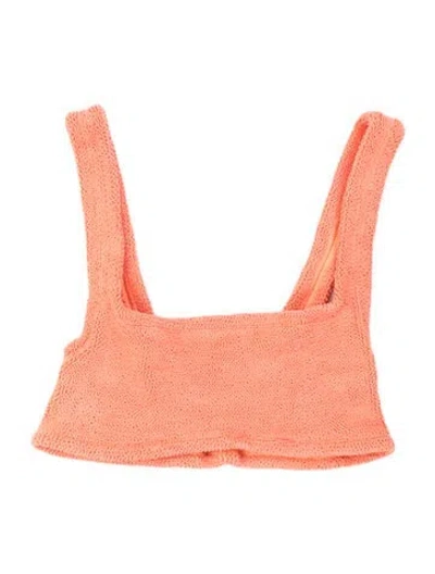 Pre-owned Hunza G Top In Orange