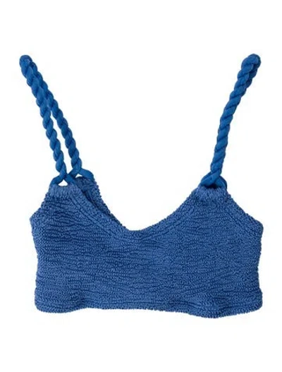 Pre-owned Hunza G Top W/ Tags In Blue