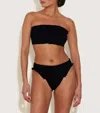 Hunza G 'shay' Bandeau Bikini Set In Black