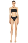 HUNZA G TRACEY FRILL BIKINI