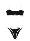 Hunza G Contrast-trim Tyler Bikini In Black