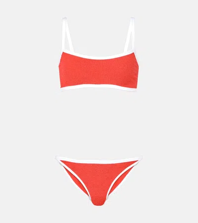 Hunza G Tyler Bikini In Red White