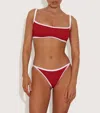 Hunza G Tyler Bikini In Red/white
