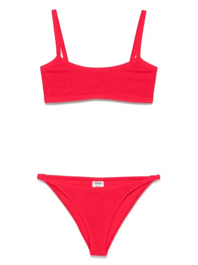 Hunza G Tyler Bikini Set In Red