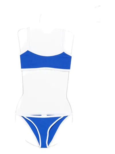 Hunza G Tyler Bikini Mit Kontrastdetails In White