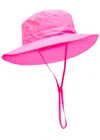 Hunza G Upf 50+ Sun Hat In Bright Pink