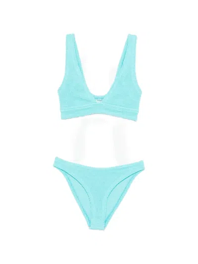 Hunza G V-neck Bikini In Blue