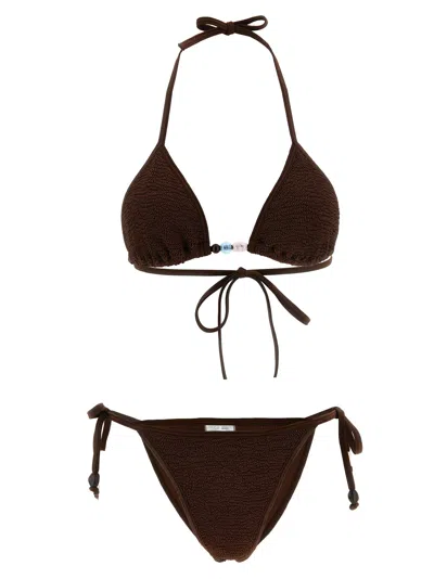 Hunza G Women's Gina Bikini In Brown
