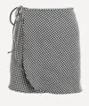 Hunza G Women's Gingham Seersucker Short Sarong