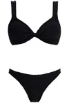 Hunza G Lurex Twist Juno Bikini In Black