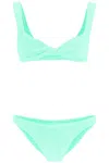 Hunza G 'xandra' Green Bikini With Fixed Straps In Green