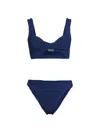 Hunza G Juno Bikini Set In Navy