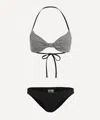 Hunza G Kacey Two-piece Swimsuit In Black