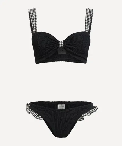 Hunza G Women's Loretta Black Gingham Bikini