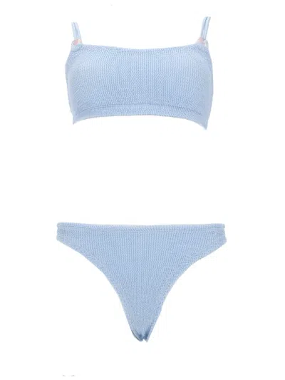 Hunza G Women's Mini Costume Bikini "cassie" In Blue