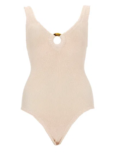 Hunza G Women's Mini Costume Swimsuit - Celine In Neutral