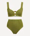 Hunza G Nadine Bikini With Tonal Hoops