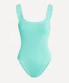 Hunza G Women's Square Neck Swimsuit In Green