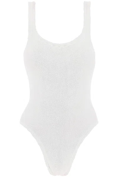 Hunza G Women's White Square Neck Swimsuit For Ss24