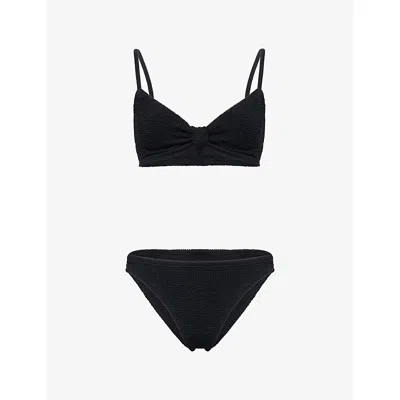 Hunza G Womens  Alicia Bikini Set In Black