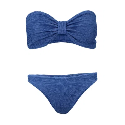 Hunza G Womens Blue Bikini Set
