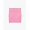 Hunza G Womens Crinkle Swimskirt Bottom Candy Pink In Candy Pink