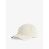 Hunza G Womens Off-white Six-panel Woven Cap