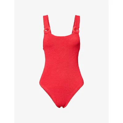 Hunza G Womens Red Domino Swimsuit