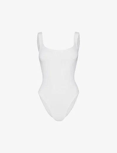 Hunza G Strappy Swimsuit In White