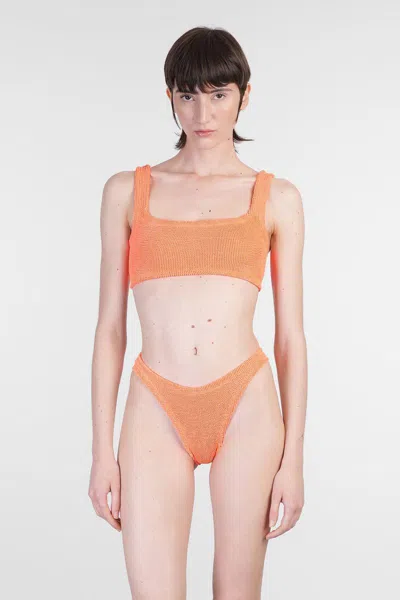 Hunza G Xandra Bikini Beachwear In Orange