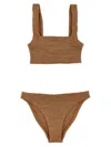 Hunza G Xandra Bikini Set In Brown