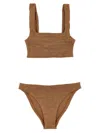 Hunza G Xandra Bikini Set In Brown