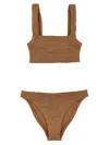 Hunza G Xandra Bikini Set In Brown