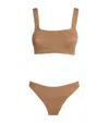 Hunza G Xandra Bikini Set In Brown