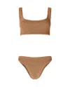 Hunza G Brown Xandra Bikini In Brown