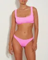 Hunza G Crinkle Two-piece Swimsuit In Pink