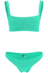 Hunza G Xandra Crinkle Bikini In Emerald