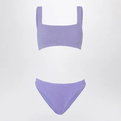 HUNZA G HUNZA G XANDRA BIKINI SET IN LILAC