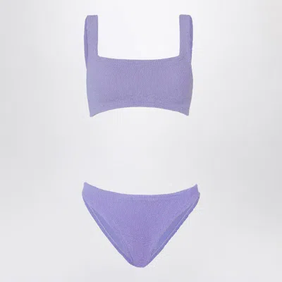 HUNZA G HUNZA G XANDRA BIKINI SET IN LILAC