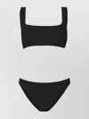 Hunza G Xandra Square Neckline Bikini In Black