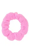 Hunza G Soft Fabric Hair Tie In Pink