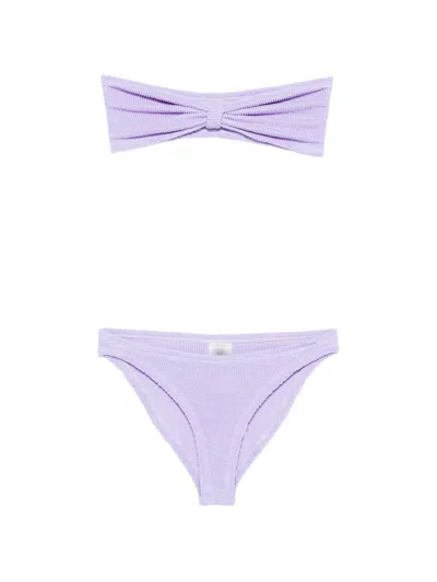 Hunza Jean Bikini Set In Purple