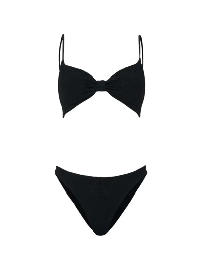 Hunza Alicia Bikini Set In Black