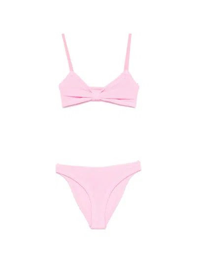 Hunza Alicia Bikini Set In Pink