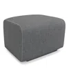 Huppe Adelaide Ottoman In Matteo Gray/white
